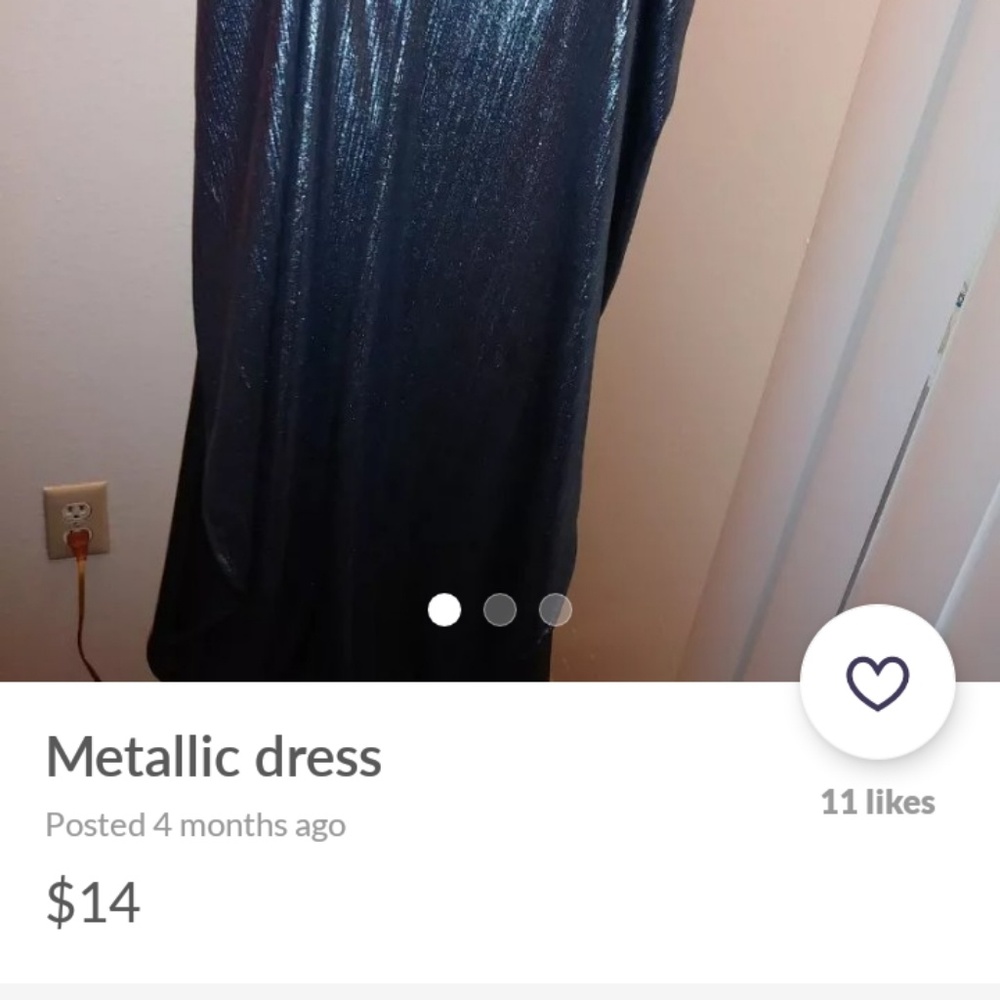 Metallic dress - Picture 3 of 3